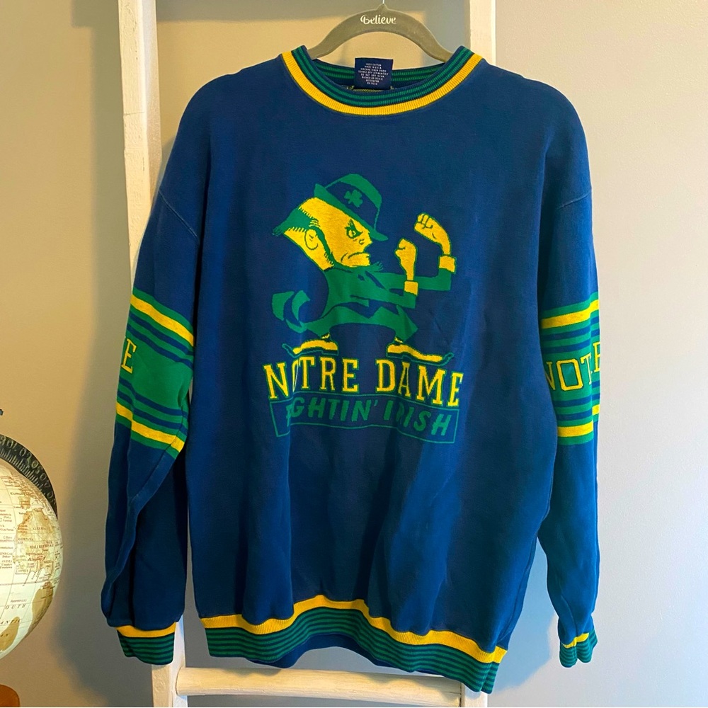 SOLD. Vintage Notre Dame Sweatshirt
